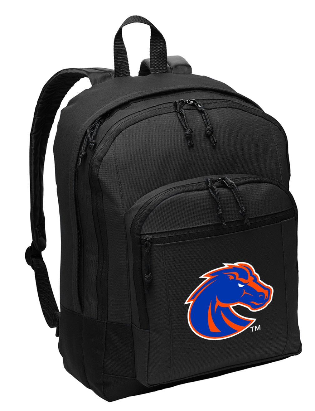 Boise State Backpack Broncos Medium Classic Style Backpack Black