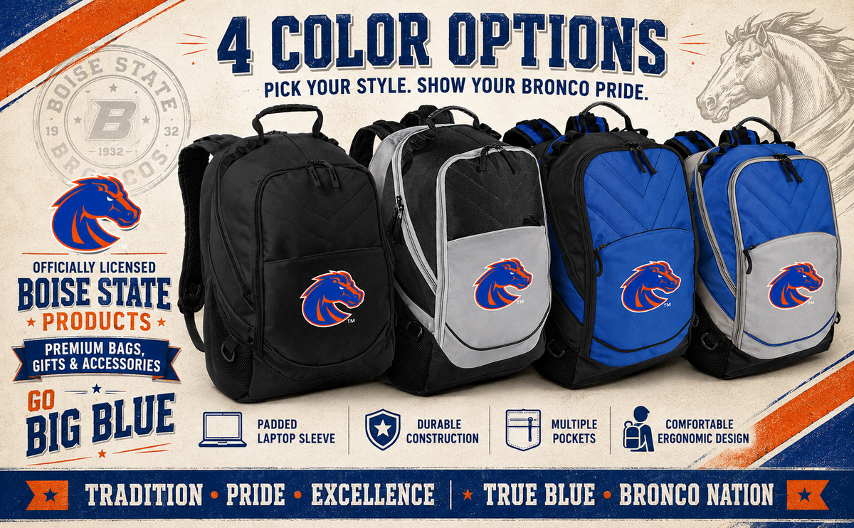 Boise State Laptop Backpack – 17" Computer Sleeve