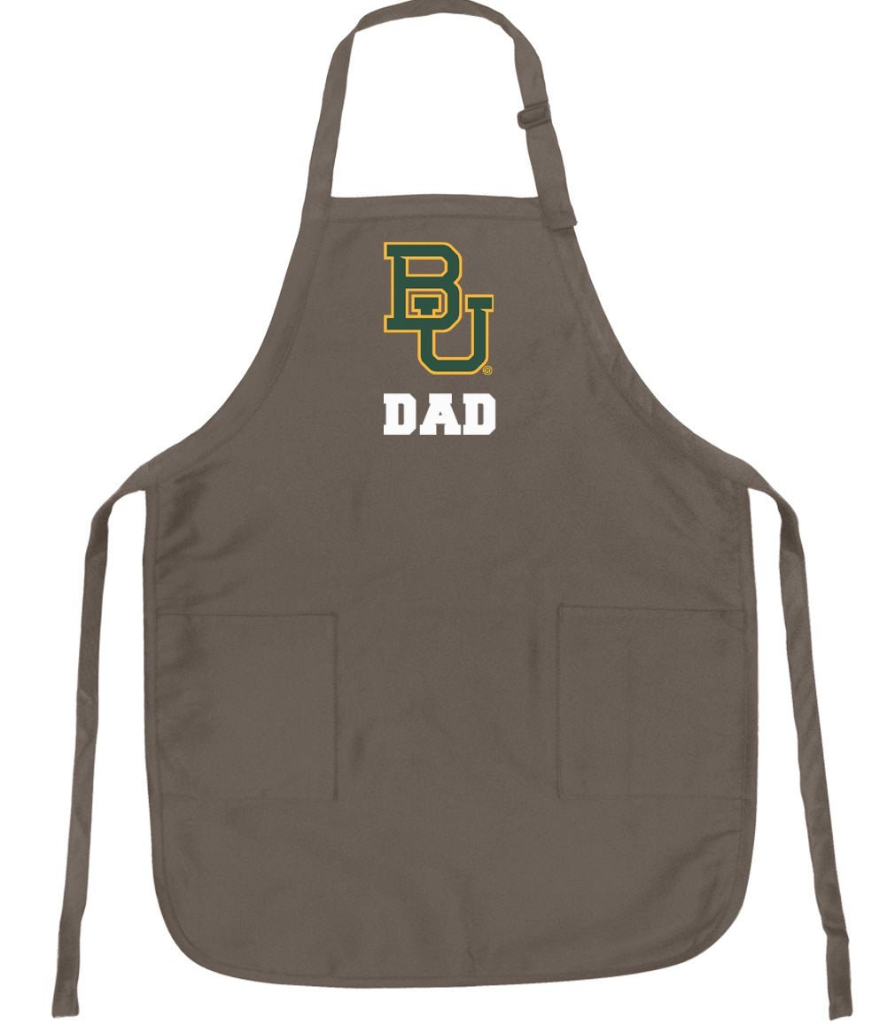 Baylor University Apron BU Bears Apron - Stain Resistant Fabric Dad on Khaki