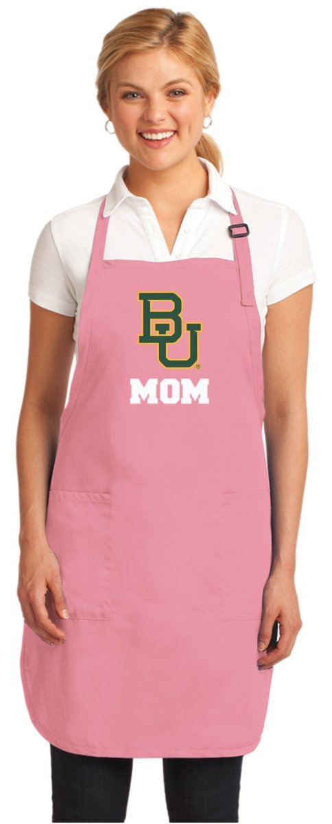Baylor University Apron BU Bears Apron - Stain Resistant Fabric Mom on Pink