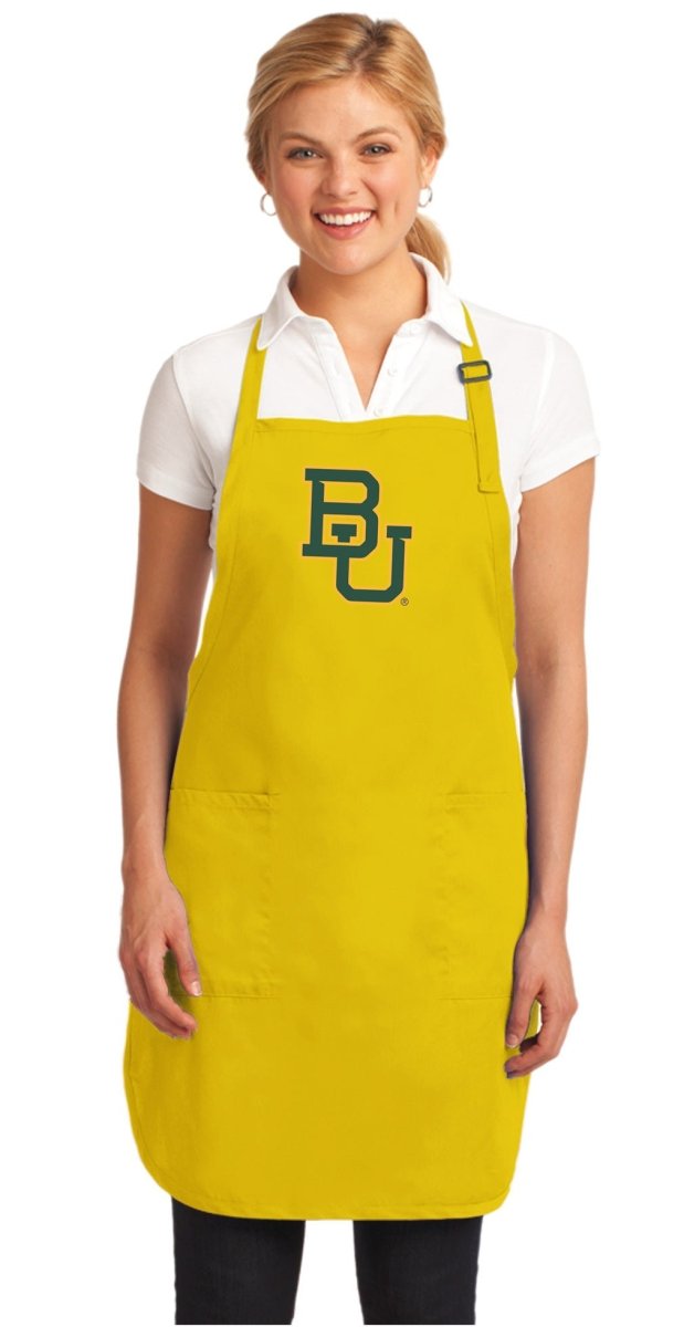 Baylor University Apron BU Bears Apron - Stain Resistant Fabric Yellow