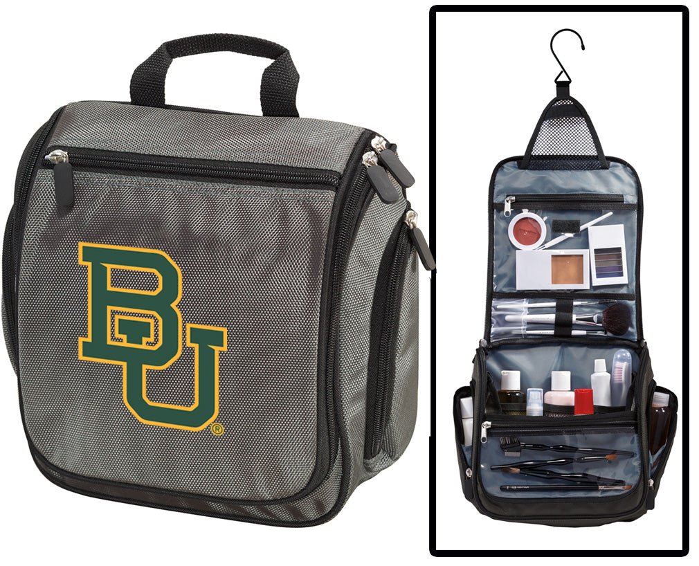 Baylor University Toiletry Bag or Mens BU Bears Travel Shaving Kit Gray