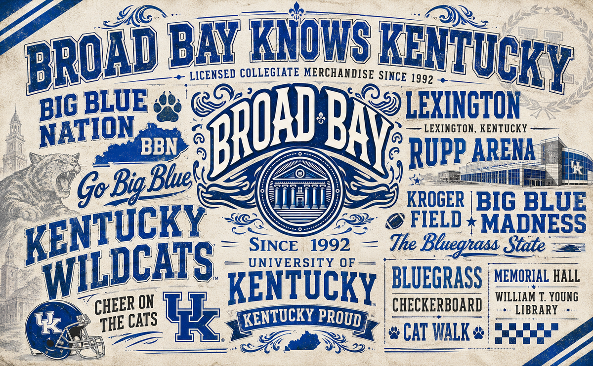 Kentucky Wildcats Laptop Backpack Blue and Gray