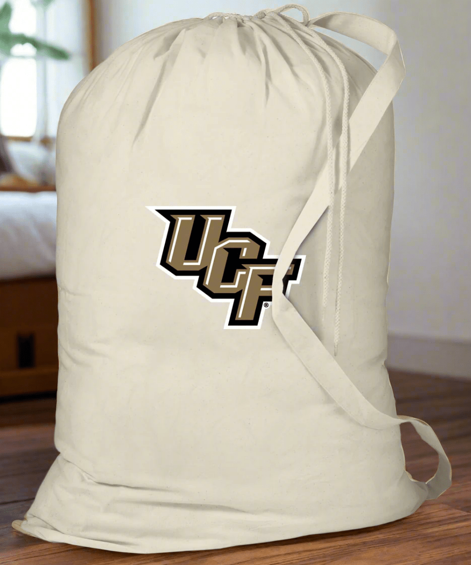 University Of Central Florida Laundry Bag UCF Clothes Bag Tan