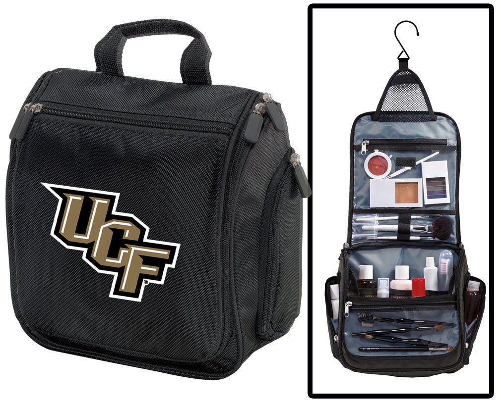University Of Central Florida Toiletry Bag or Mens UCF Travel Shaving Kit Black