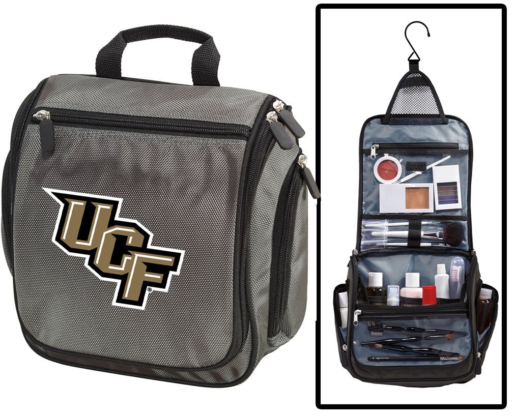 University Of Central Florida Toiletry Bag or Mens UCF Travel Shaving Kit Gray