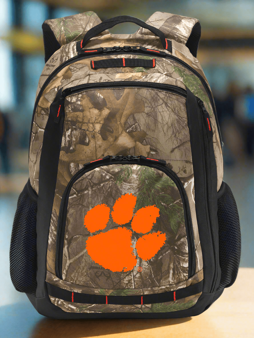 Broad Bay Clemson Camo Backpack Clemson Tigers Backpacks