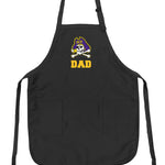East Carolina Apron – ECU Pirates Stain-Resistant Cooking Apron Dad on Black