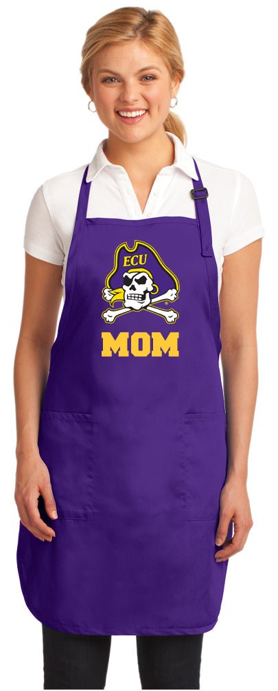 East Carolina Apron ECU Pirates Apron - Stain Resistant Fabric Mom on Purple
