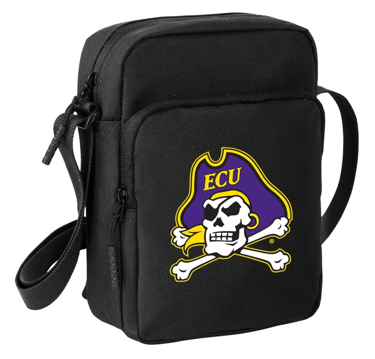 East Carolina Crossbody Bag – ECU Pirates Travel Sling Pack Black
