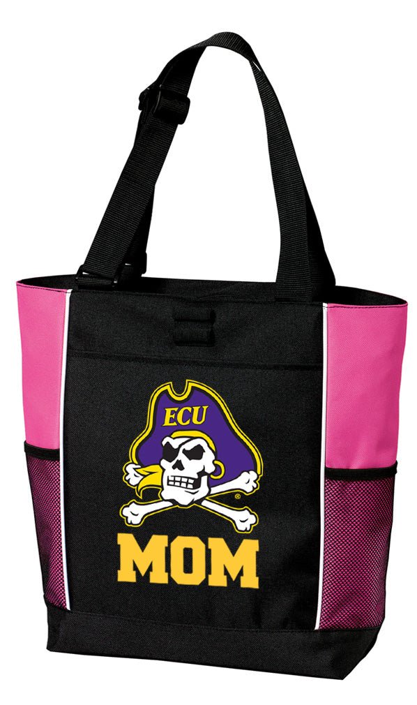 East Carolina Tote Bag Official ECU Pirates Carryall Tote Mom on Pink