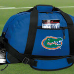 University of Florida Duffel Bag Florida Gators Gym or Sports Bag with Shoe Pocket Blue