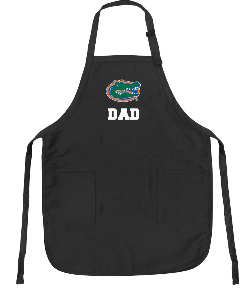 University of Florida Apron Florida Gators Apron - Stain Resistant Fabric Dad on Black