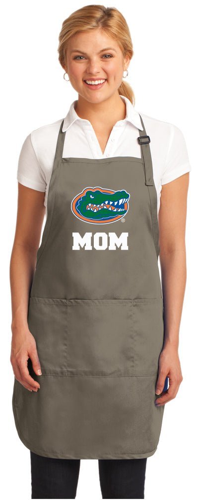 University of Florida Apron Florida Gators Apron - Stain Resistant Fabric Mom on Khaki