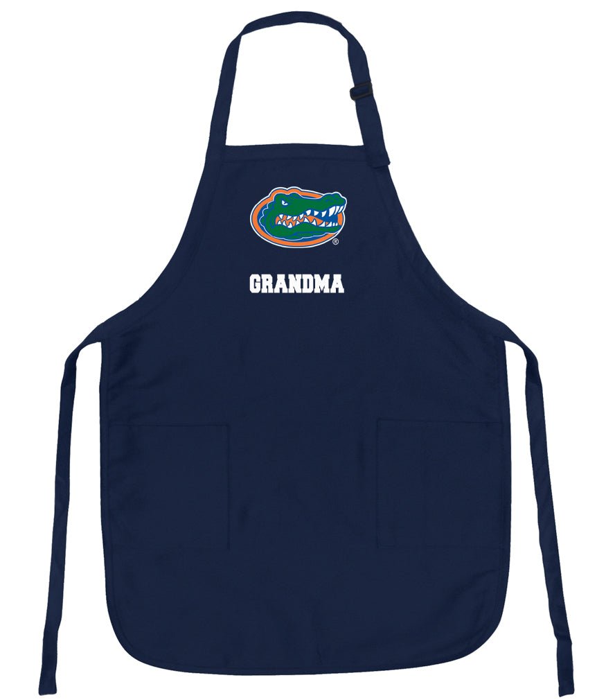 University of Florida Apron Florida Gators Apron - Stain Resistant Fabric Grandma on Navy