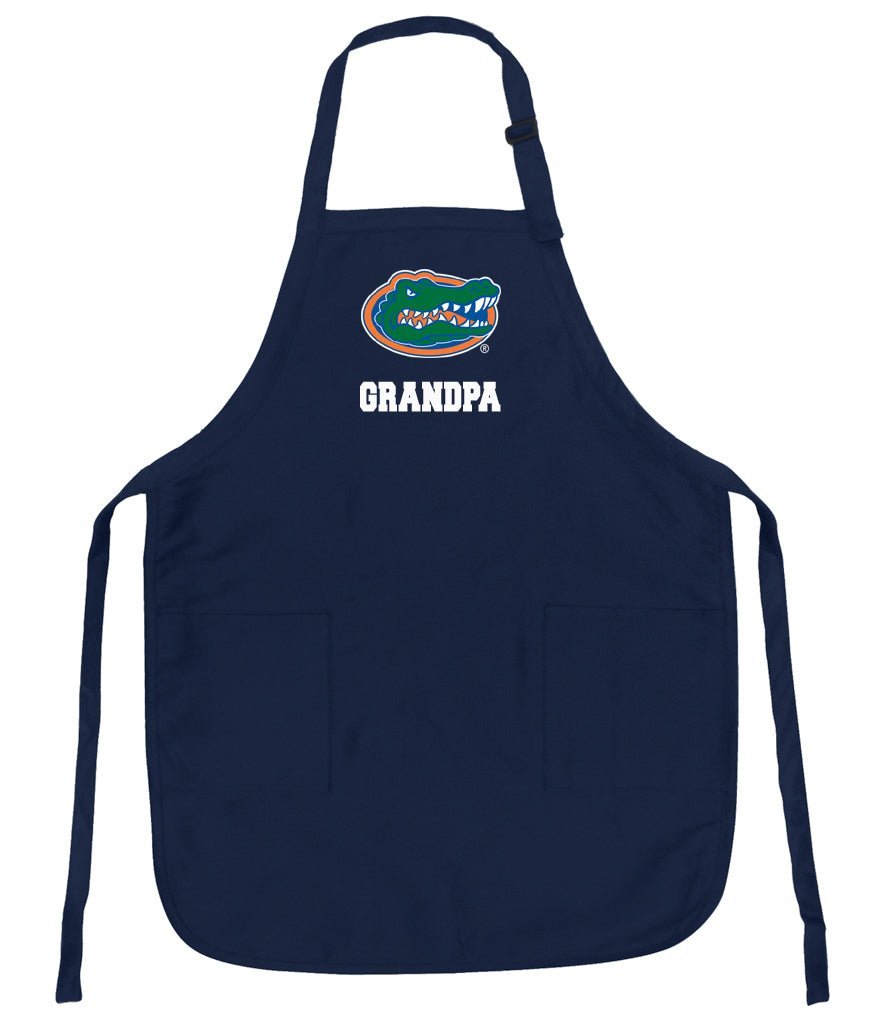 University of Florida Apron Florida Gators Apron - Stain Resistant Fabric Grandpa on Navy