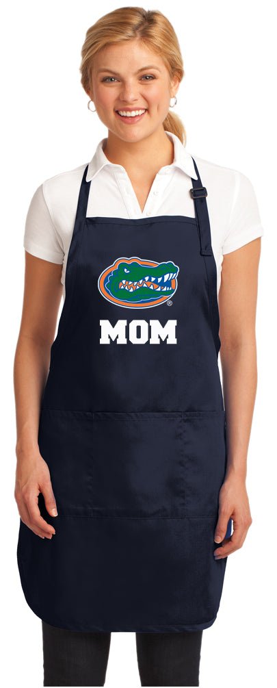 University of Florida Apron Florida Gators Apron - Stain Resistant Fabric Mom on Navy
