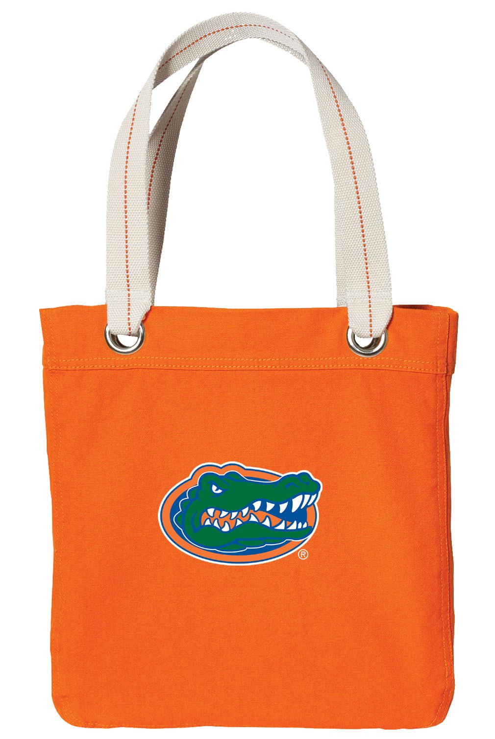 University of Florida Tote Bag Florida Gators Deluxe Canvas Shoulder Bag Orange