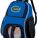 University of Florida Soccer Ball Backpack or Florida Gators Volleyball Sports Gear Bag Blue