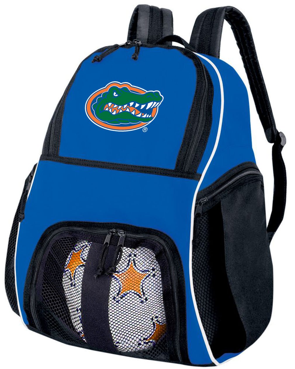 University of Florida Soccer Ball Backpack or Florida Gators Volleyball Sports Gear Bag Blue