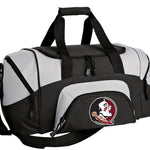 Small Florida State Duffel Carryon Bag FSU Carryon Suitcase or Gym Bag Black