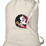 Florida State Laundry Bag FSU Clothes Bag Tan