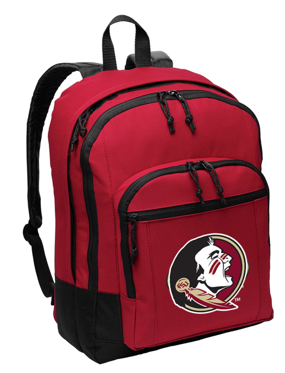 Florida State Backpack FSU Medium Classic Style Backpack Red