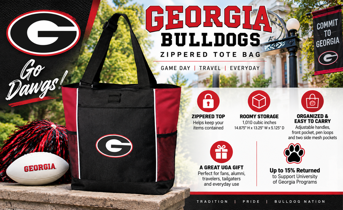 Georgia Bulldogs Tote Bag
