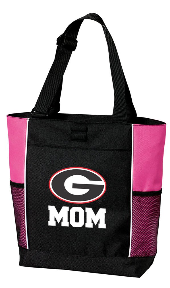 University of Georgia Tote Bag UGA Bulldogs Carryall Tote Mom on Pink