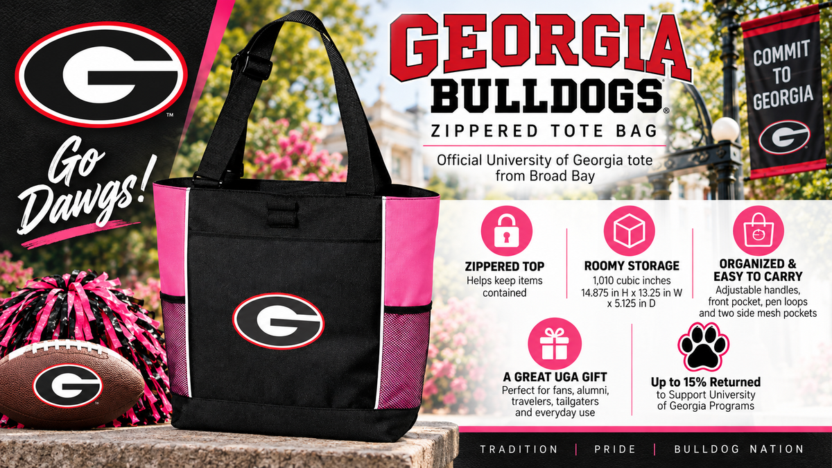 Georgia Bulldogs Tote Bag