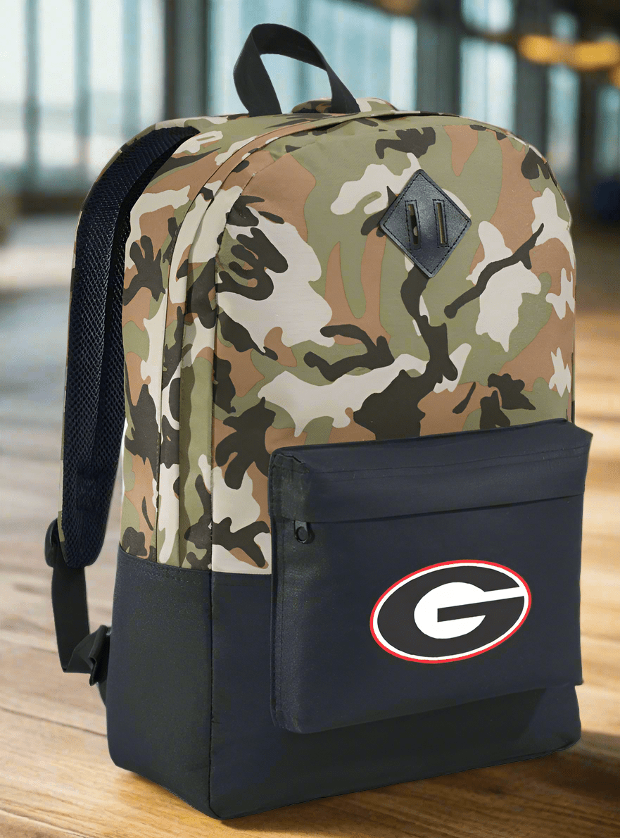 University of Georgia Camo Backpack UGA Bulldogs Medium Classic Style Backpack