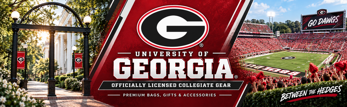 Georgia Bulldogs Large Duffel Bag Black