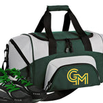 George Mason Small Duffel Bag – GMU Patriots Carry-On Suitcase & Gym Bag Dark Green