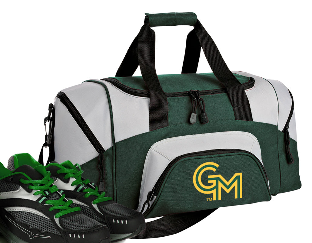 George Mason Small Duffel Bag – GMU Patriots Carry-On Suitcase & Gym Bag Dark Green