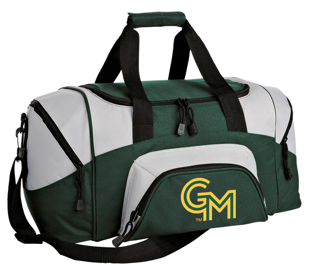 George Mason Small Duffel Bag – GMU Patriots Carry-On Suitcase & Gym Bag Dark Green
