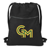 George Mason Canvas Drawstring Backpack – GMU Patriots Cotton Cinch Pack