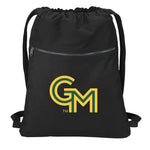 George Mason Canvas Drawstring Backpack – GMU Patriots Cotton Cinch Pack