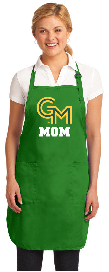 George Mason University Apron GMU Patriots Apron - Stain Resistant Fabric Mom on Green