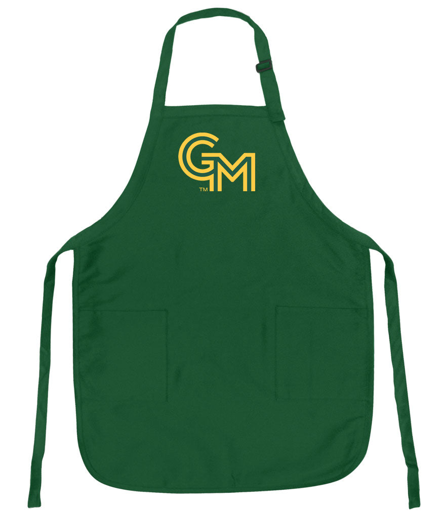 George Mason University Apron GMU Patriots Apron - Stain Resistant Fabric Green
