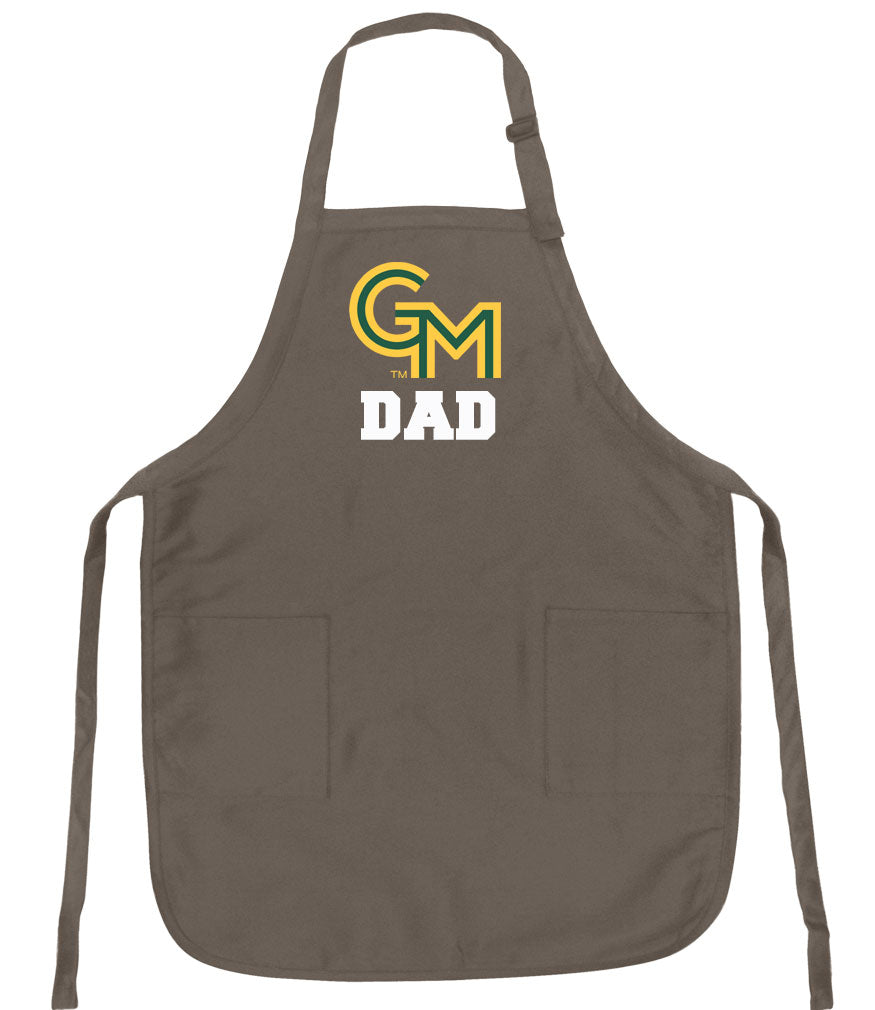 George Mason Apron – GMU Patriots Stain-Resistant BBQ & Kitchen Apron Dad on Khaki