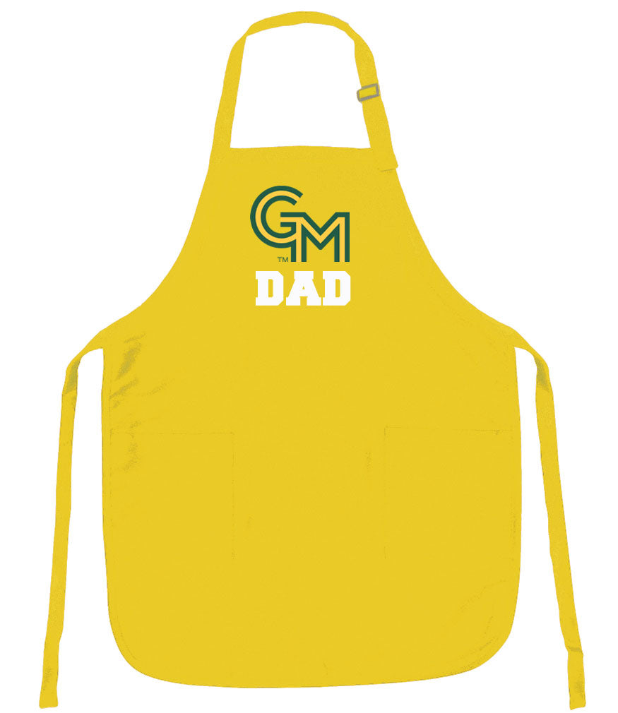George Mason University Apron GMU Patriots Apron - Stain Resistant Fabric Dad on Yellow