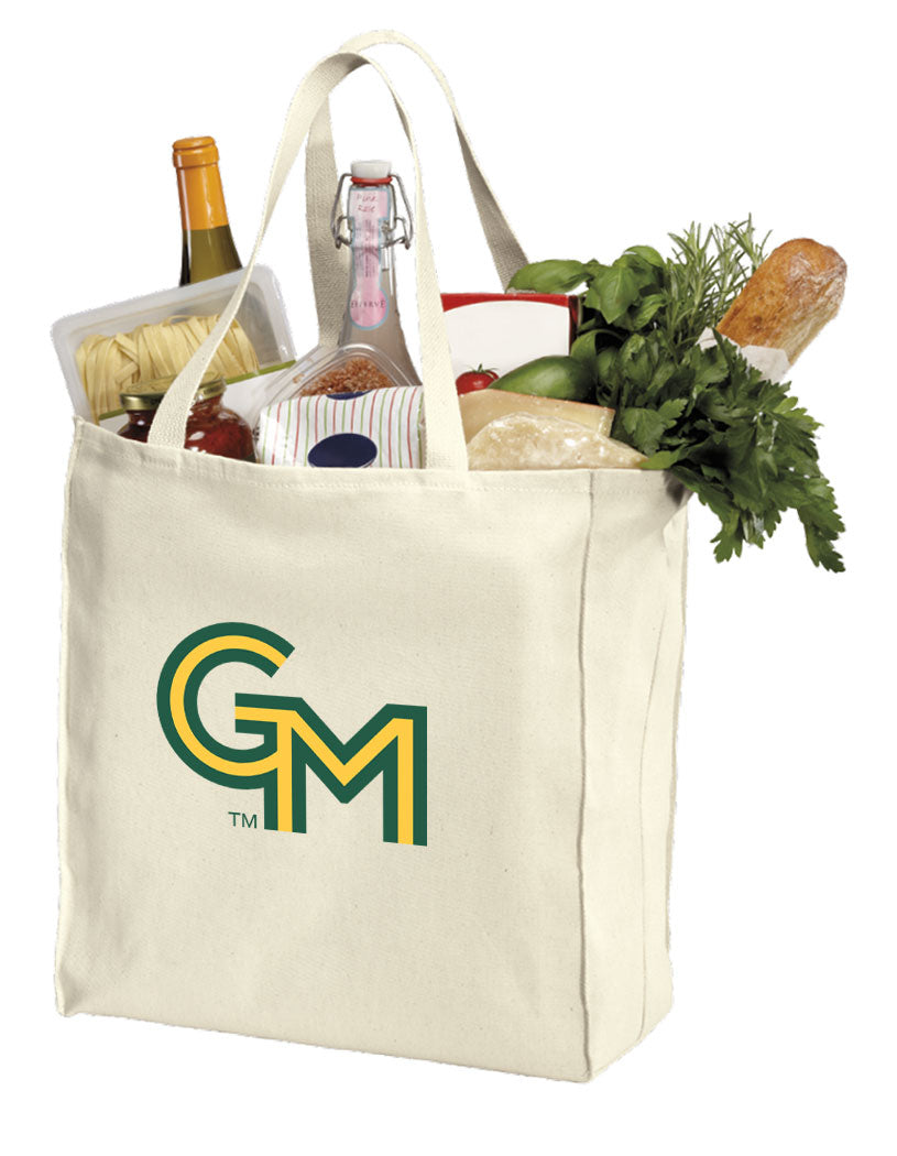 George Mason Grocery Bag – GMU Patriots Reusable Cotton Shopping Tote