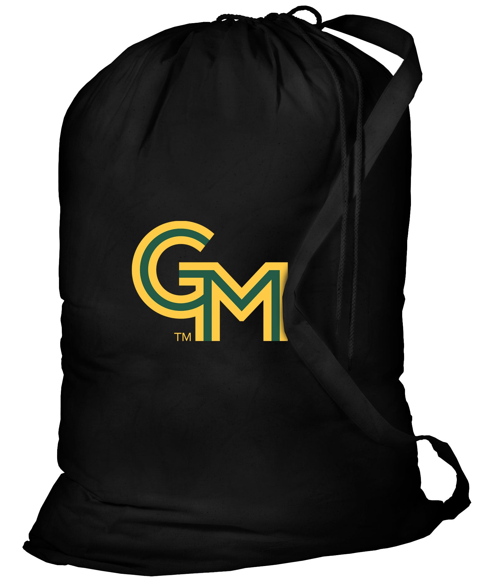 George Mason Laundry Bag – GMU Patriots Cotton Clothes Bag for Students Black