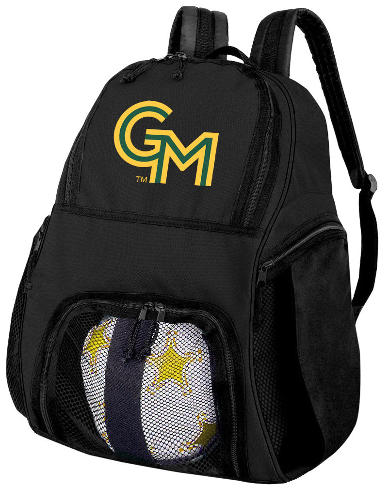 George Mason Sports Backpack – GMU Patriots Soccer Ball & Volleyball Bag