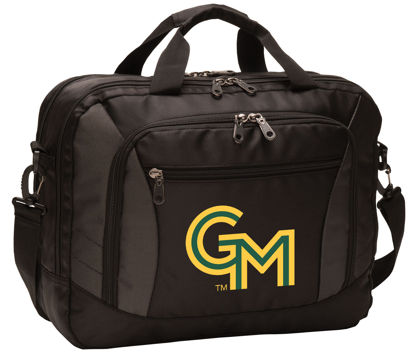 George Mason Laptop Messenger Bag GMU Patriots Computer Bag Briefcase