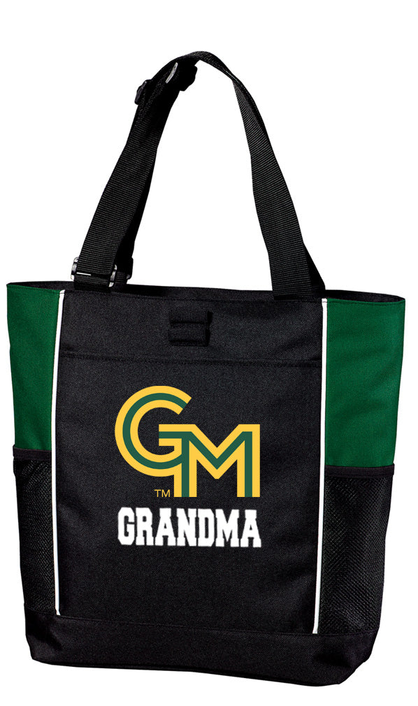 George Mason Tote Bag – GMU Patriots Carryall Everyday Tote Grandma on Green
