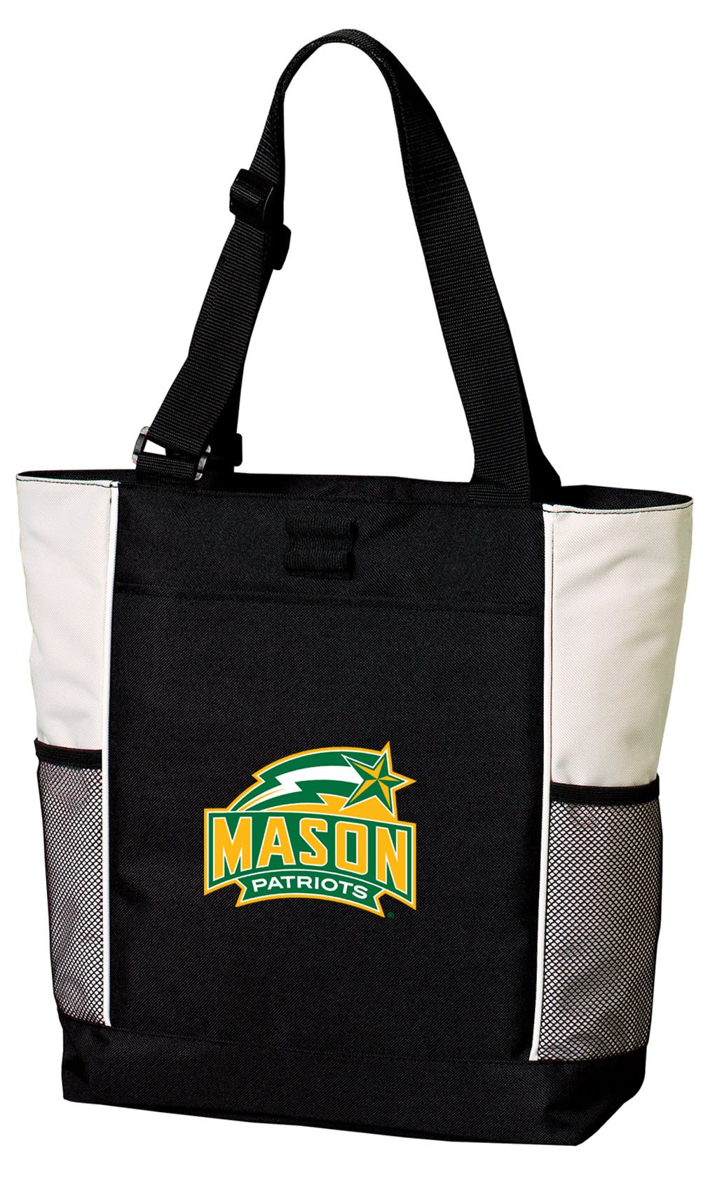 George Mason University Tote Bag GMU Patriots Carryall Tote White