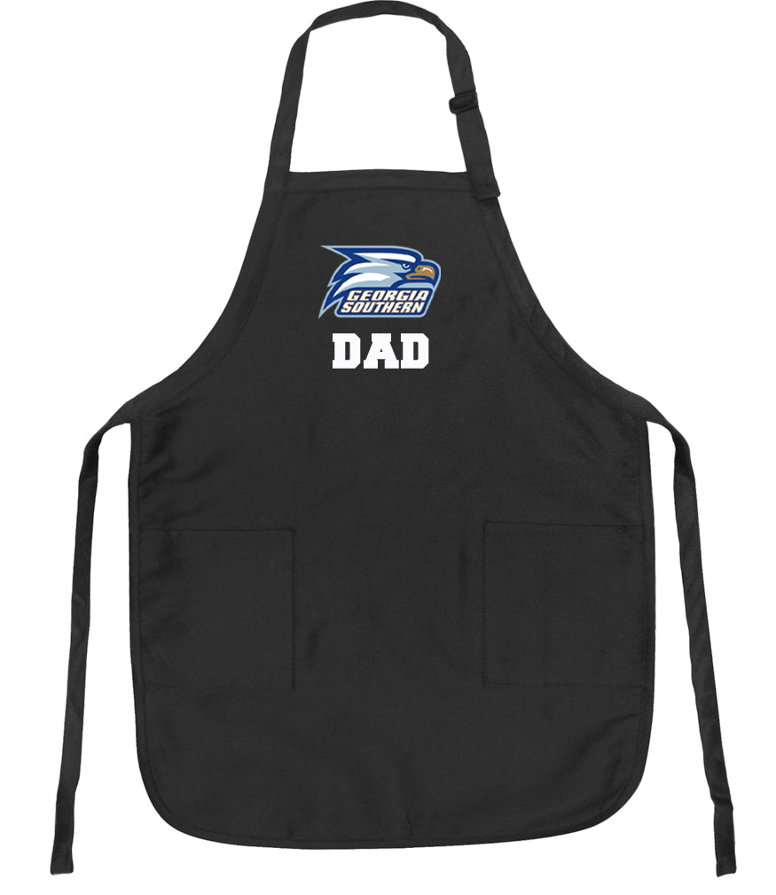 Georgia Southern Apron GS Eagles Apron - Stain Resistant Fabric Dad on Black