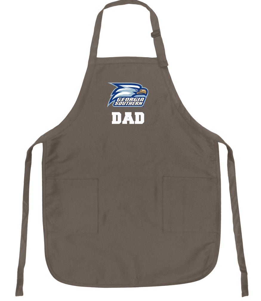 Georgia Southern Apron GS Eagles Apron - Stain Resistant Fabric Dad on Khaki