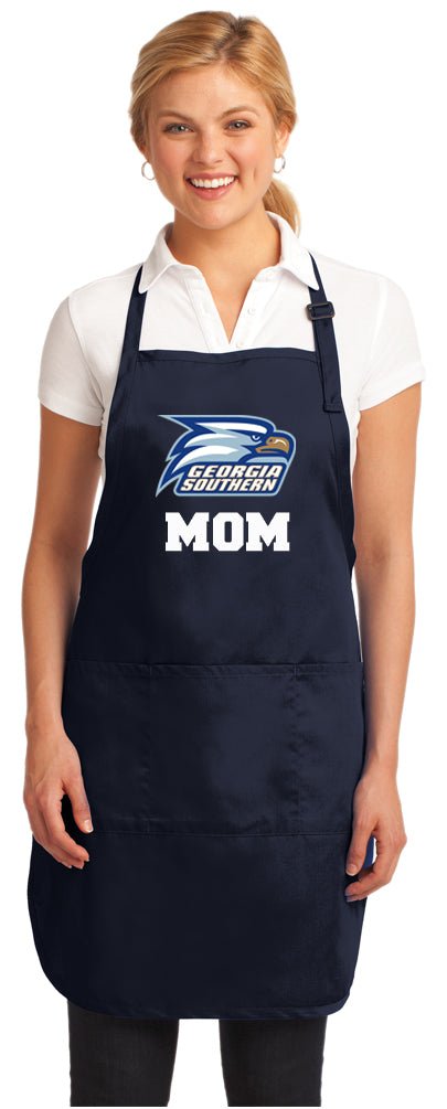 Georgia Southern Apron GS Eagles Apron - Stain Resistant Fabric Mom on Navy